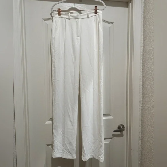 Amanda Uprichard Wallce Pants in Ivory - Picture 5 of 10